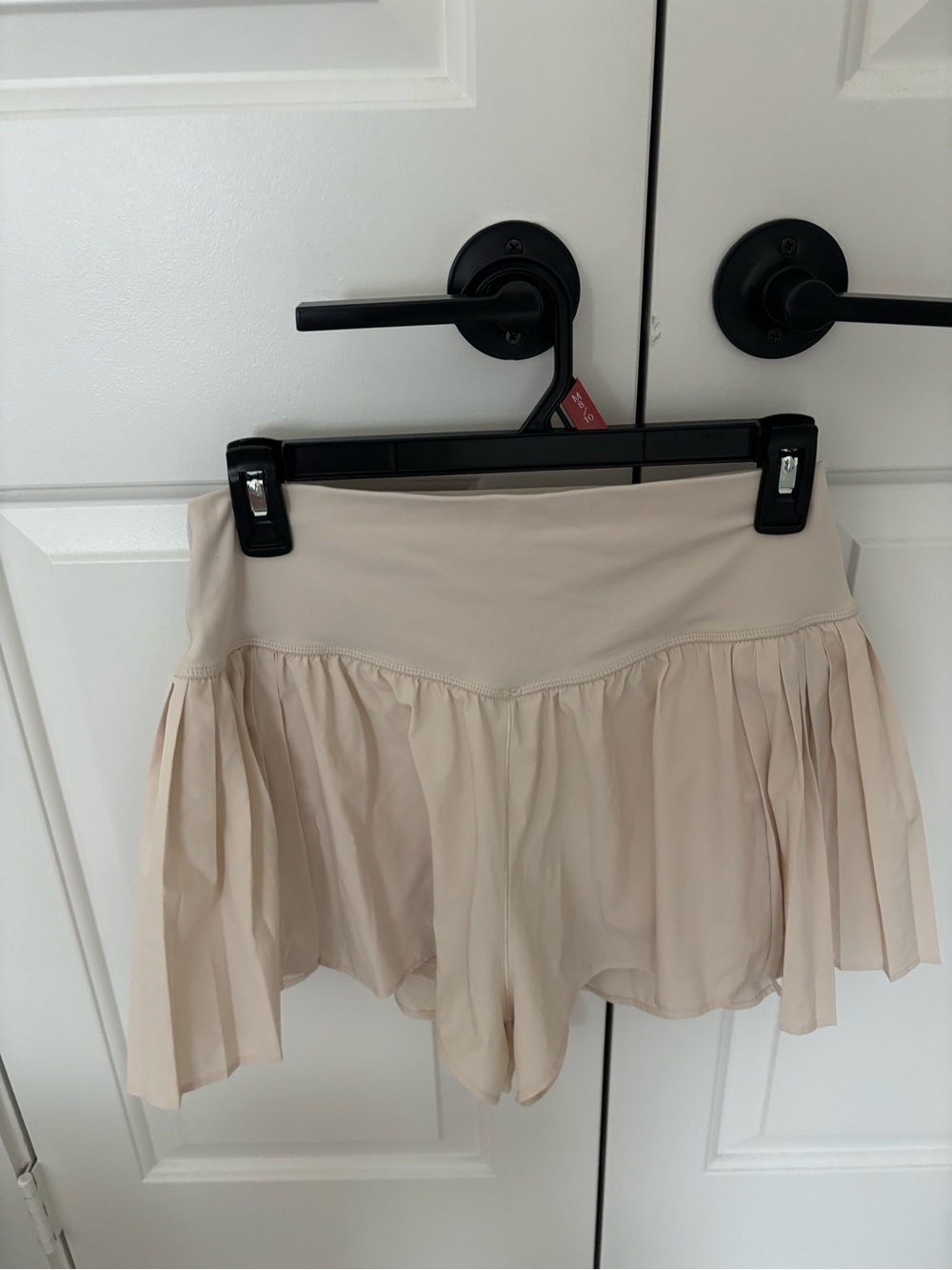 Light Beige Pleated Skort